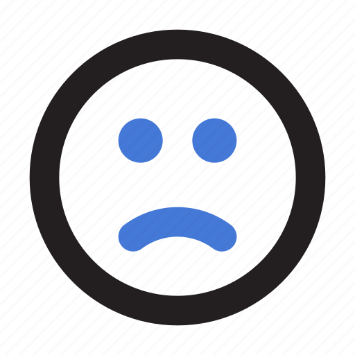 Emoticon, sad, emoji, social media, user interface icon - Download on Iconfinder