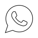 call, contact, logo, media, message, social, whatsapp 