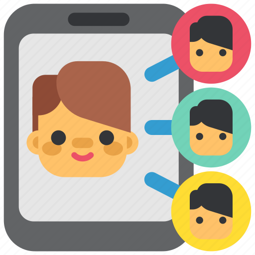 Communication, contacts, friends, internet, media, network, social icon - Download on Iconfinder