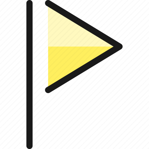 Triangle, flag icon - Download on Iconfinder on Iconfinder