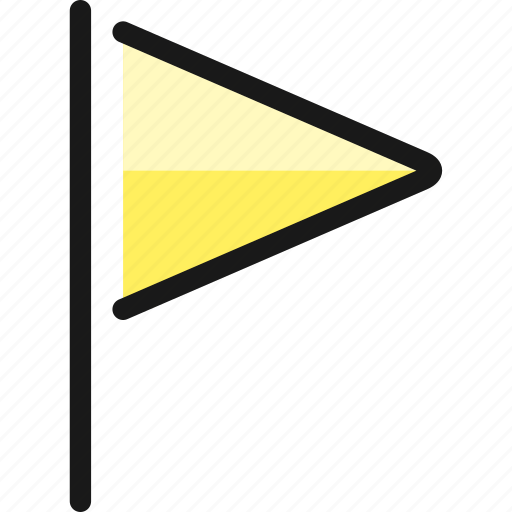 Flag, triangle icon - Download on Iconfinder on Iconfinder
