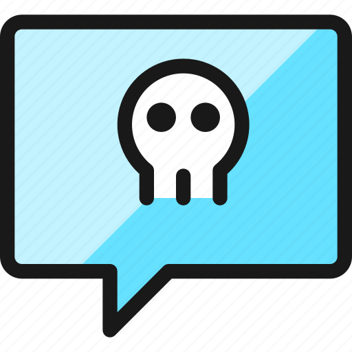 Mood, skull, chat icon - Download on Iconfinder