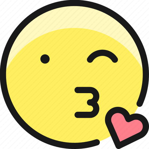 Smiley, kiss, heart icon - Download on Iconfinder