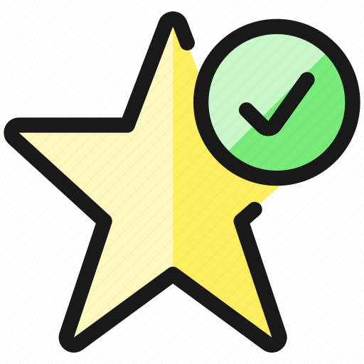 Rating, star, check icon - Download on Iconfinder