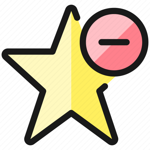 Subtract, rating, star icon - Download on Iconfinder