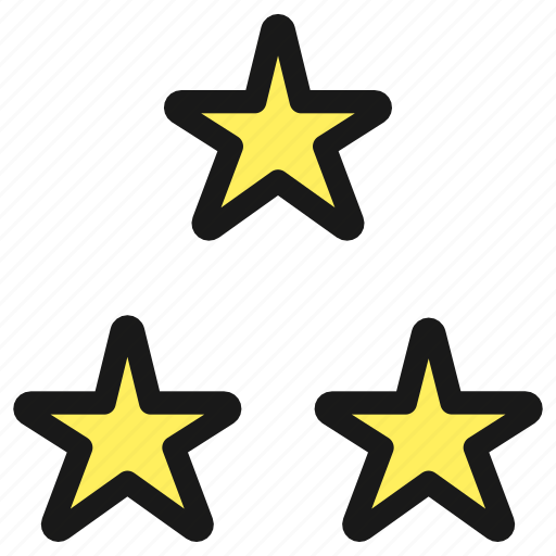 Rating, star, three icon - Download on Iconfinder