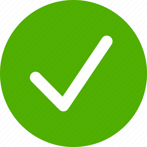 Approved, check, checkbox, circle, complete, done, green icon - Download on Iconfinder