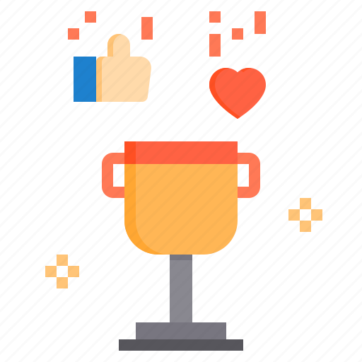 Communication, heart, network, social, trophy icon - Download on Iconfinder