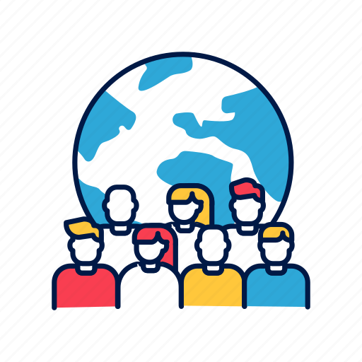 Group, overcrowding, overpopulation, people, planet, social problem icon - Download on Iconfinder
