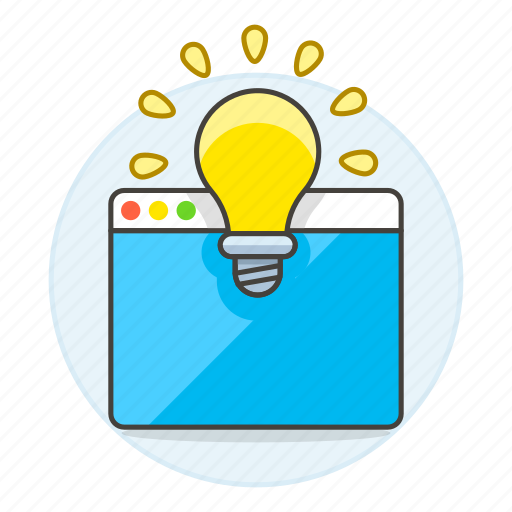 App, browser, bulb, concepts, idea, light, requirement icon - Download on Iconfinder