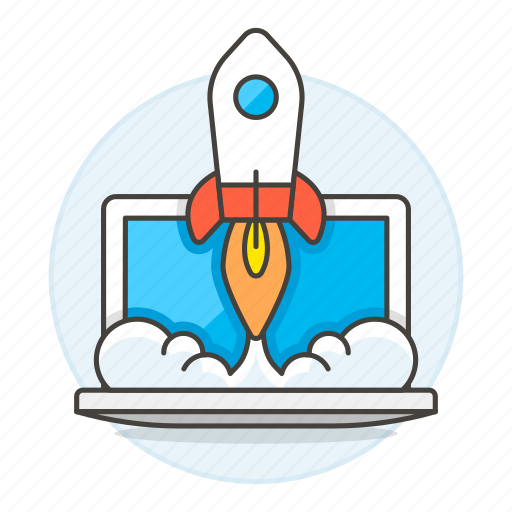 App, beta, laptop, launch, release, rocket, software icon - Download on Iconfinder