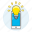 app, bulb, concepts, idea, light, phone, requirement, smartphone, software, specs 