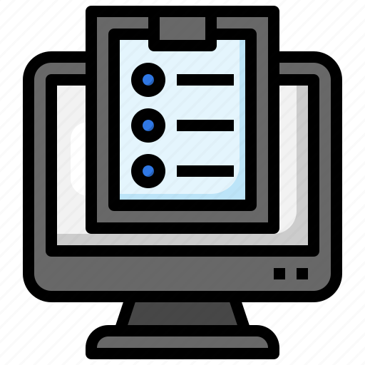 Clipboard, installed, desktop, software, list, computer icon - Download on Iconfinder