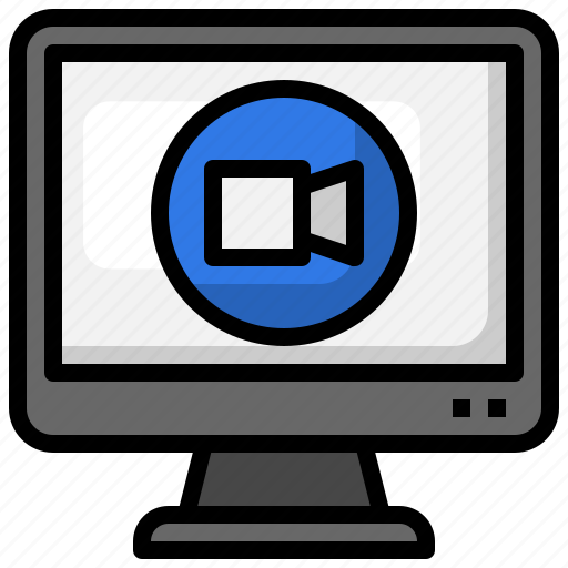 Video, chat, conference, installed, desktop, software icon - Download on Iconfinder