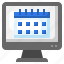 calendar, installed, desktop, event, software, computer 