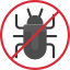 debug, prohibited, no, sign, antivirus 