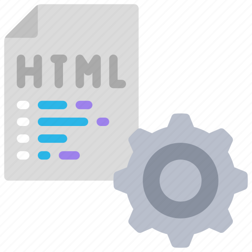 Html, software, document, coding, cog, file icon - Download on Iconfinder