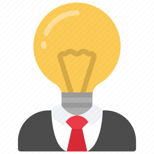 Idea, person, ideas, bulb, businessman icon - Download on Iconfinder