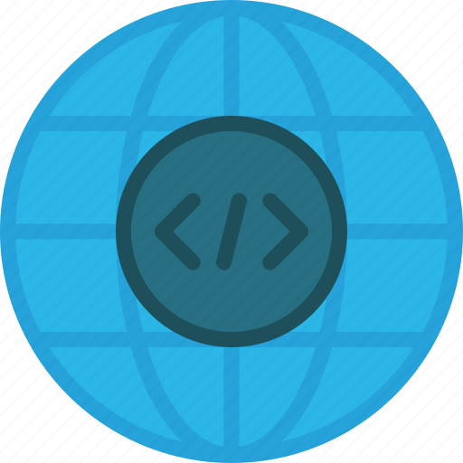 Internet, programming, globe, grid, code icon - Download on Iconfinder