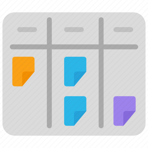 Kanban, plan, planning, process, schedule icon - Download on Iconfinder