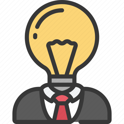 Idea, person, ideas, bulb, businessman icon - Download on Iconfinder
