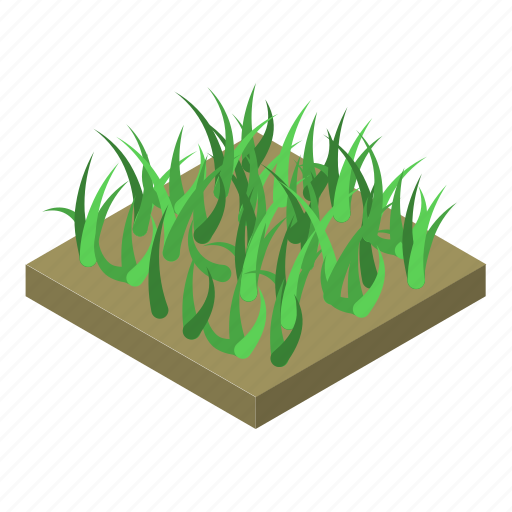 Cartoon, grass, isometric, land, pattern, soil, summer icon - Download on Iconfinder