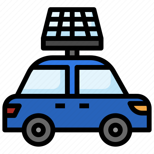 Electric, car, solar, energy, panel, renewable icon - Download on Iconfinder