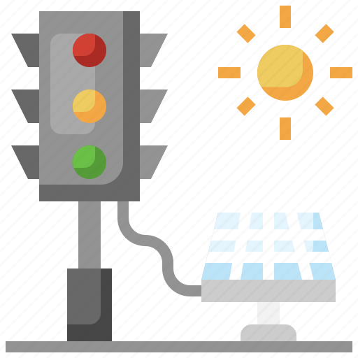Traffic, lights, solar, energy, panel, road, sign icon - Download on Iconfinder
