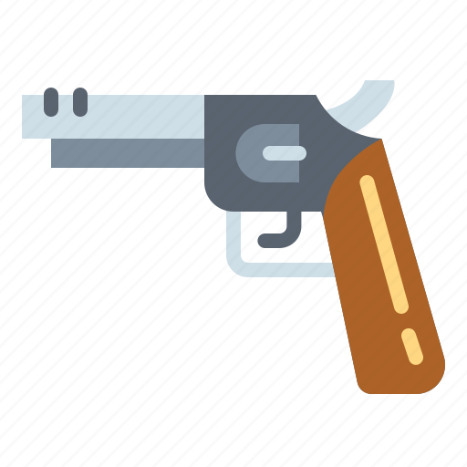 Gun, pistol, revolver, weapon icon - Download on Iconfinder
