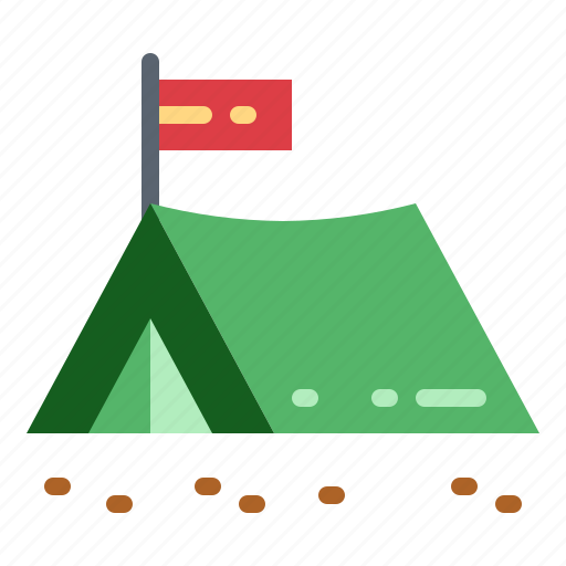 Fire, nature, outdoor, tent icon - Download on Iconfinder