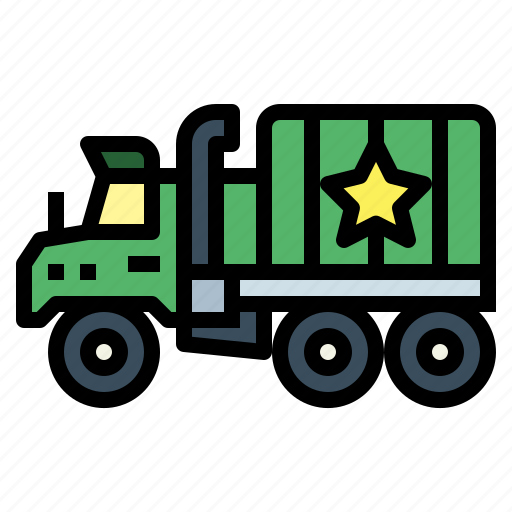 Cargo, soldier, transport, truck, vehicle icon - Download on Iconfinder