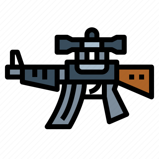 Gun, rifle, soldier, weapons icon - Download on Iconfinder