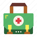 aid, equipment, first, healthcare, kit, medicine