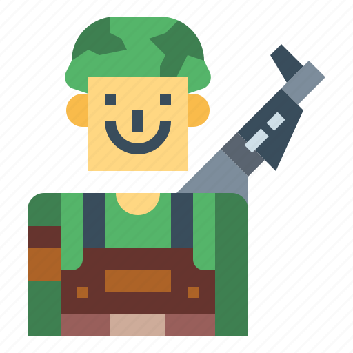 Job, people, profession, soldier icon - Download on Iconfinder