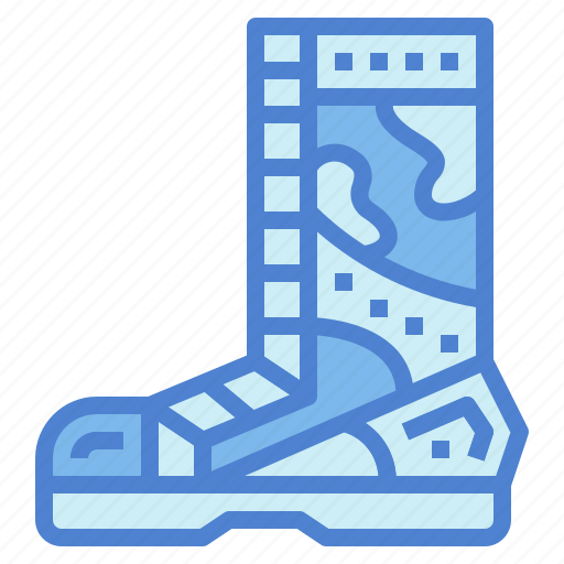 Boot, clothes, footwear, soldier icon - Download on Iconfinder