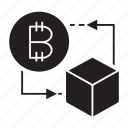 bitcoin, blockchain, cube