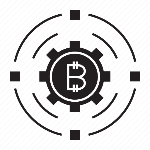 Bitcoin, cog, gear icon - Download on Iconfinder