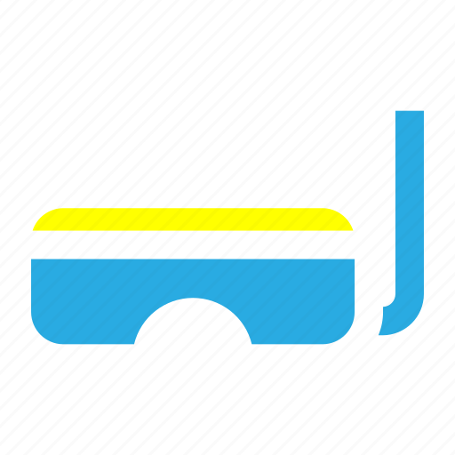 Goggles, holiday, solid, summer, travel, tropical, vacation icon - Download on Iconfinder