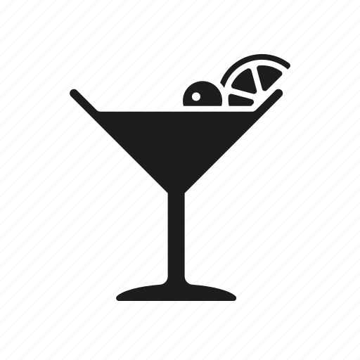 Alcoholic, beverage, cocktail, drink, glass, lemon, manhattan icon - Download on Iconfinder