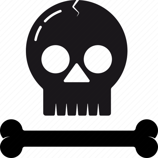 Bones, danger, death, halloween, horror, scary, skull icon - Download on Iconfinder