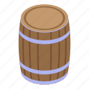 barrel, cartoon, isometric, retro, vintage, wine, wood