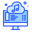 music, cloud, multimedia, sounds 