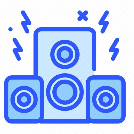 Speakers, multimedia, sounds icon - Download on Iconfinder