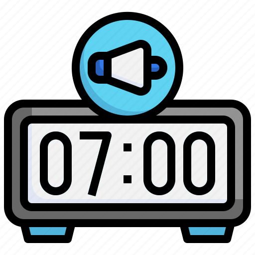 Alarm, clock, volume, audio, speaker, sound, multimedia icon - Download on Iconfinder