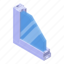 cartoon, construction, frame, house, isometric, section, soundproofing