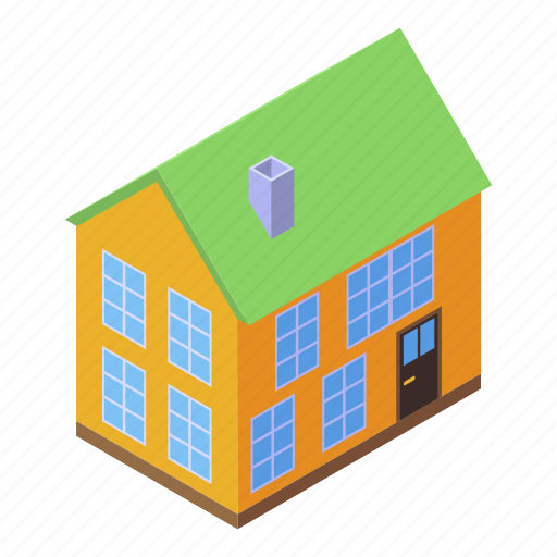 Cartoon, frame, girl, house, isometric, soundproofing, water icon - Download on Iconfinder