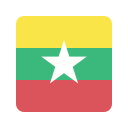 flag, myanmar, asia 