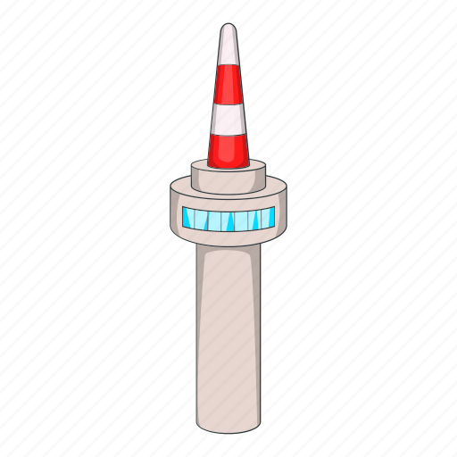 Background, cartoon, seoul, south, tower, travel, white icon - Download on Iconfinder
