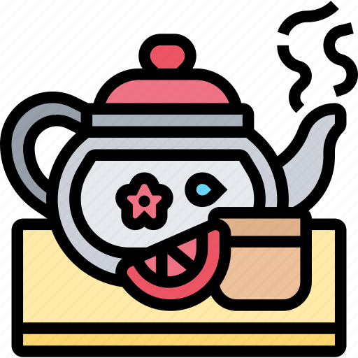 Teapot, herbal, drink, tea, relax icon - Download on Iconfinder