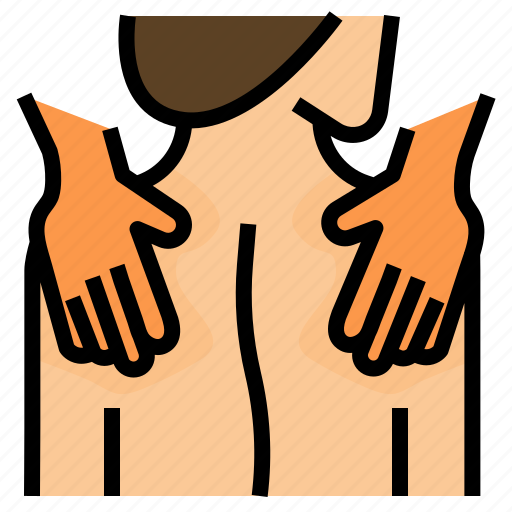 Back, body, hand, massage, relax, spa icon - Download on Iconfinder